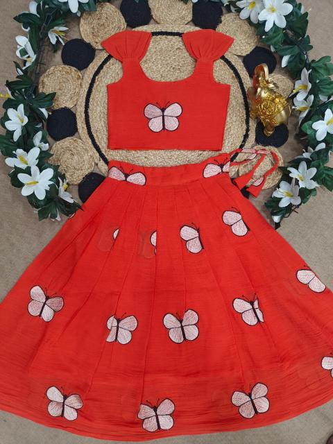 BUTTERFLY SUMMER KIDS Cotton Orange Children wear wholesale market
